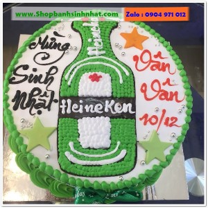 Bánh Sinh Nhật Hình Lon Bia Chai Rượu - LK53